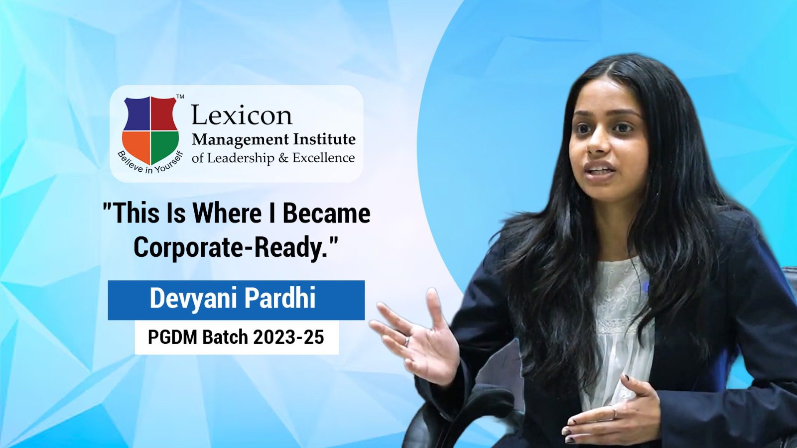 Devyani Pardhi Testimonial